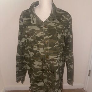 Arizona Jean Company Camouflage Jean Jacket